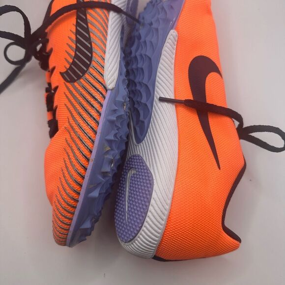 Nike Zoom Rival M 9 Bright Mango Track Spike Shoes Size 10 - Picture 4 of 8